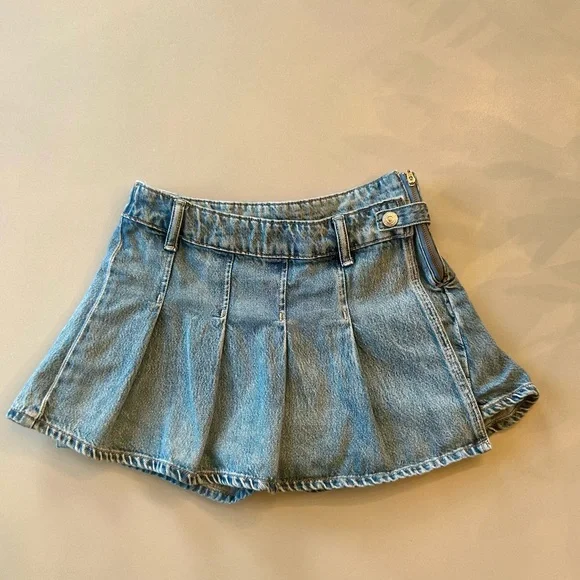 We The Free Blue Denim Mini Skirt - Picture 4 of 8